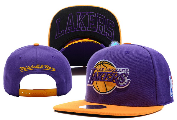 NBA Los Angeles Lakers M&N Snapback Hat id28